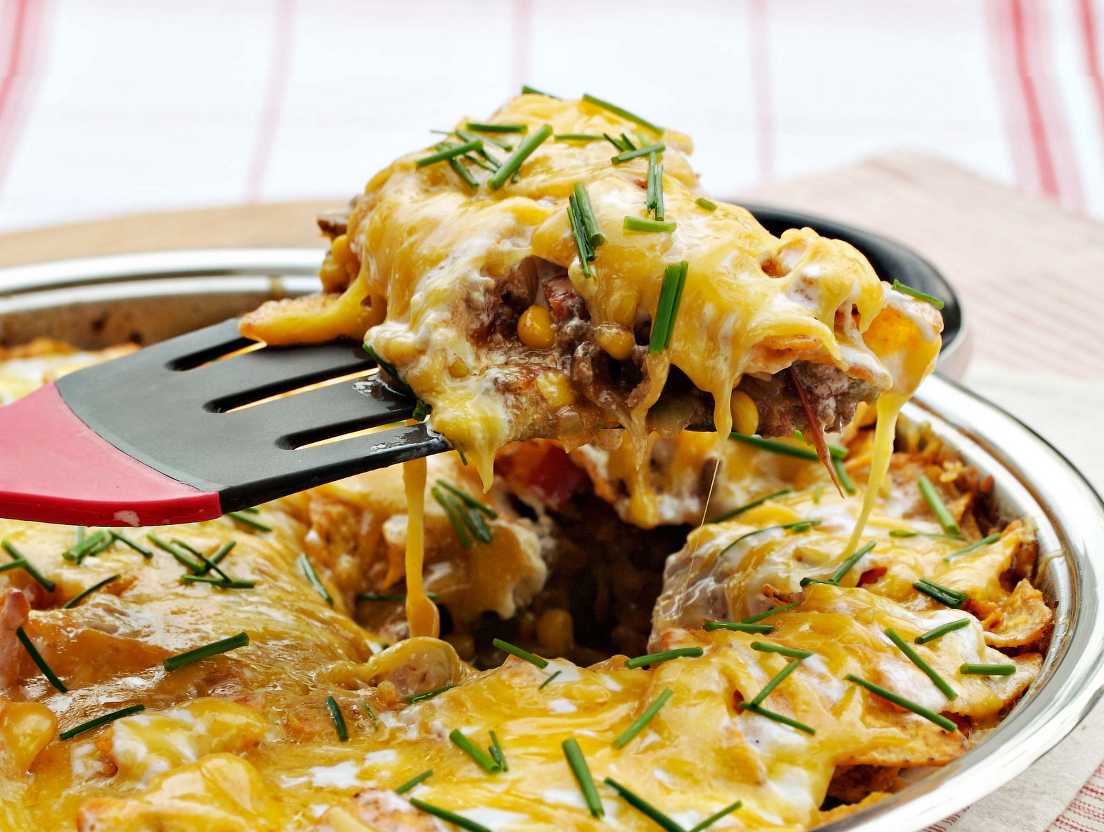 Mexican Corn Casserole prepared in the AMC Chef's Pan