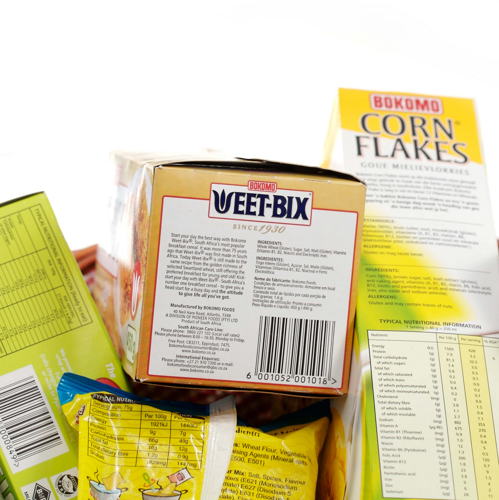 Food boxes in a basket