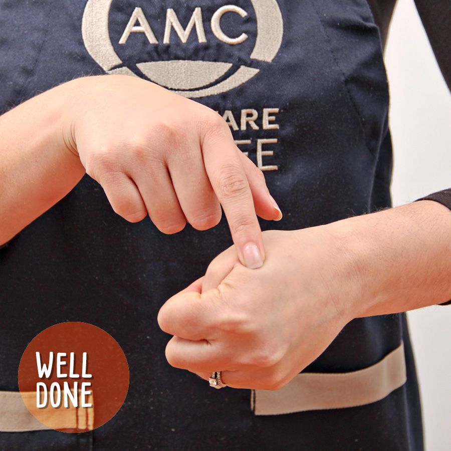Well done touch test method