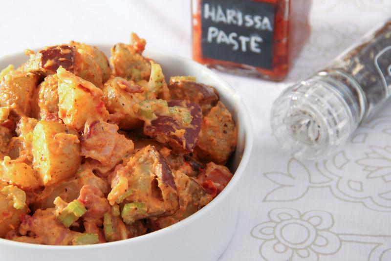 Spicy potato salad