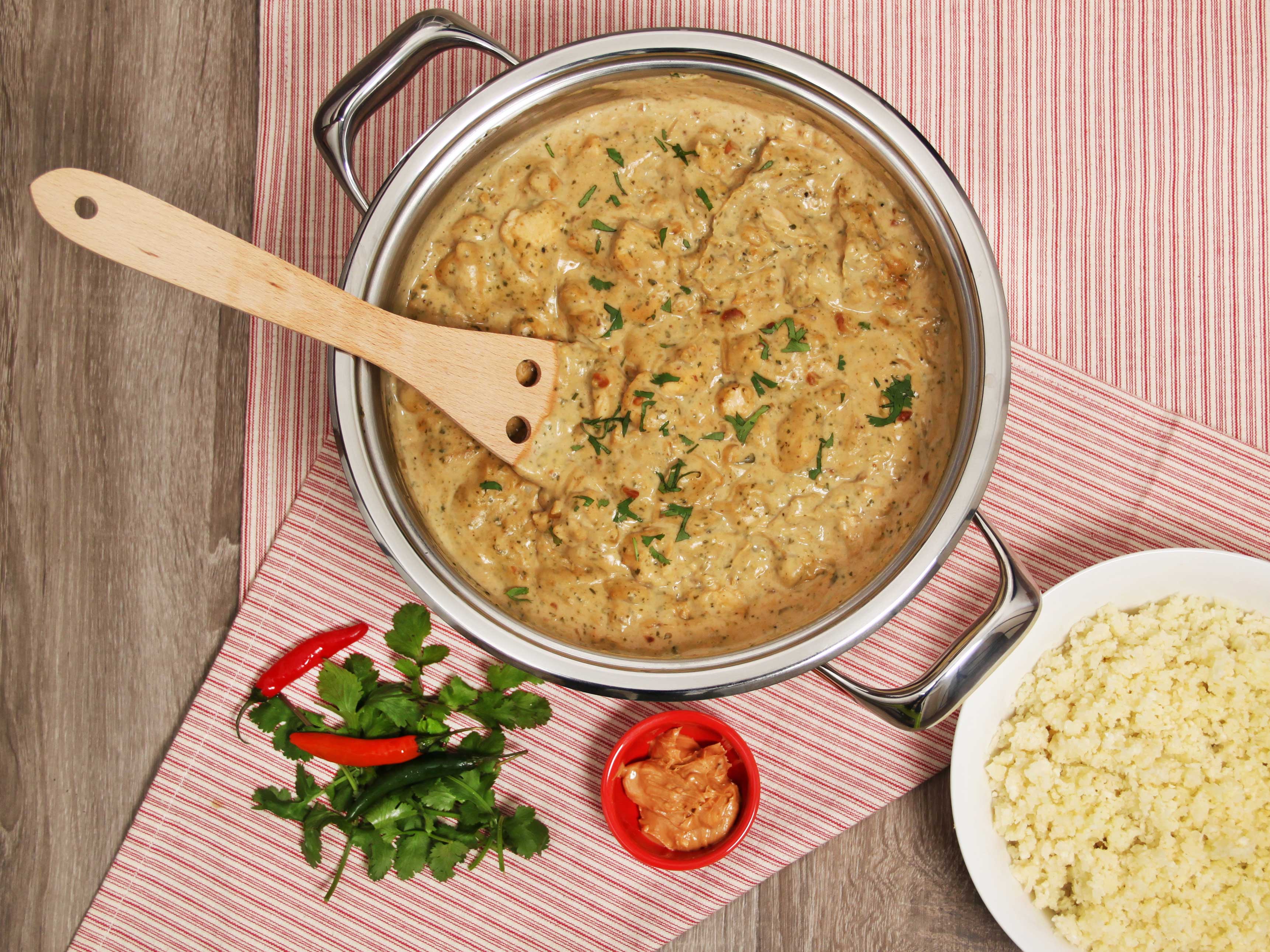 Paleo nutty chicken casserole in AMC