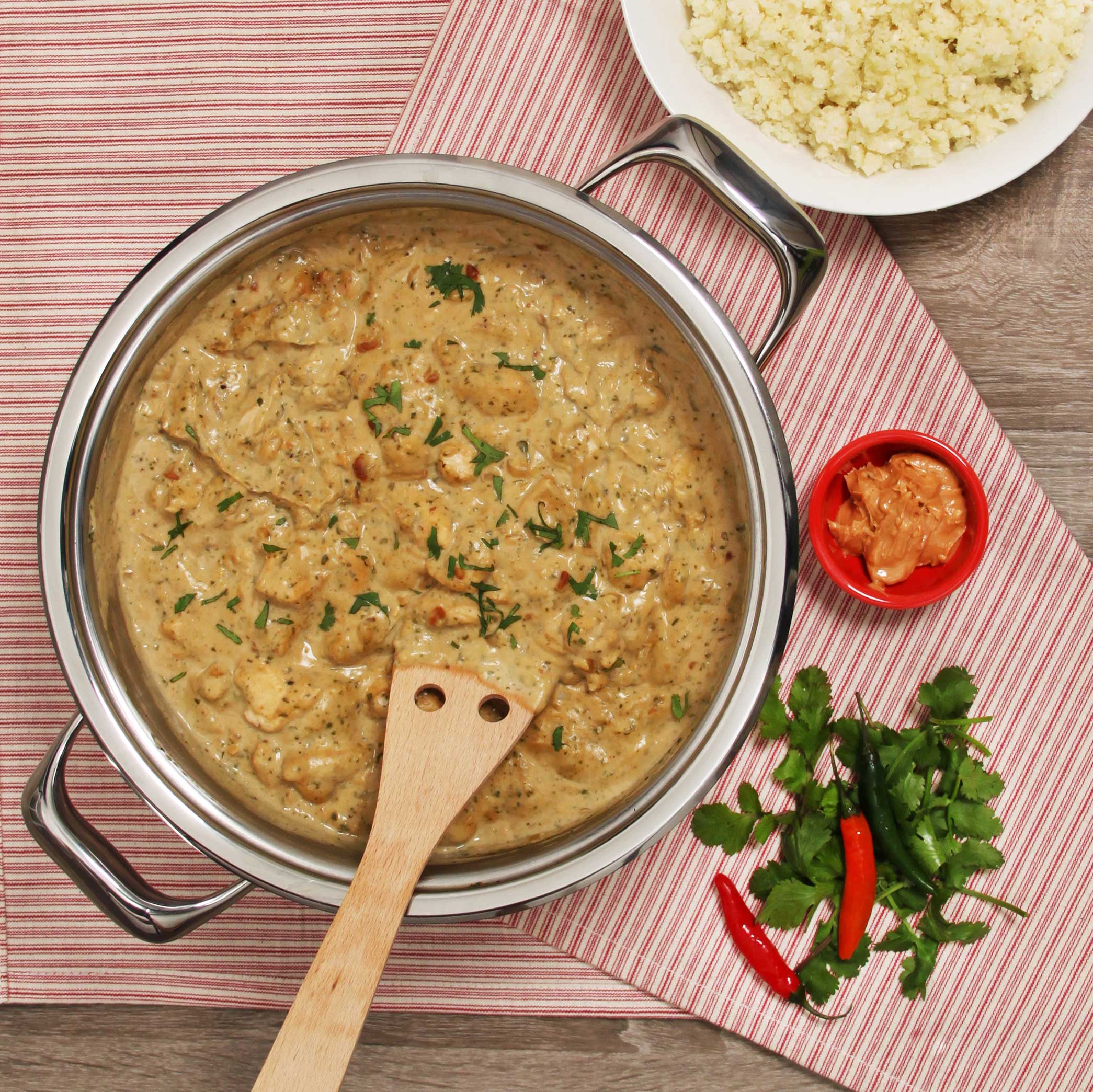 Paleo nutty chicken casserole in AMC