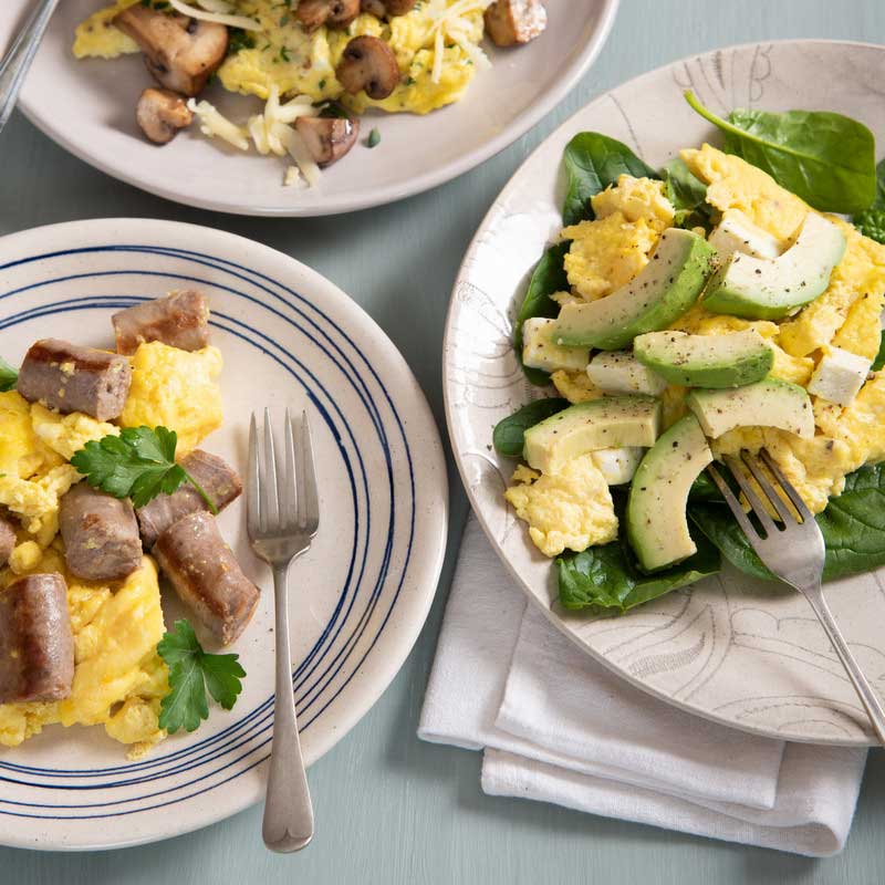 Scrambled egg 3 -ways