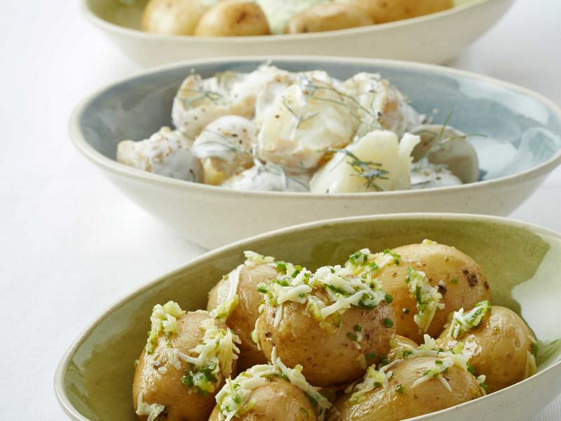 Potato salad three-ways