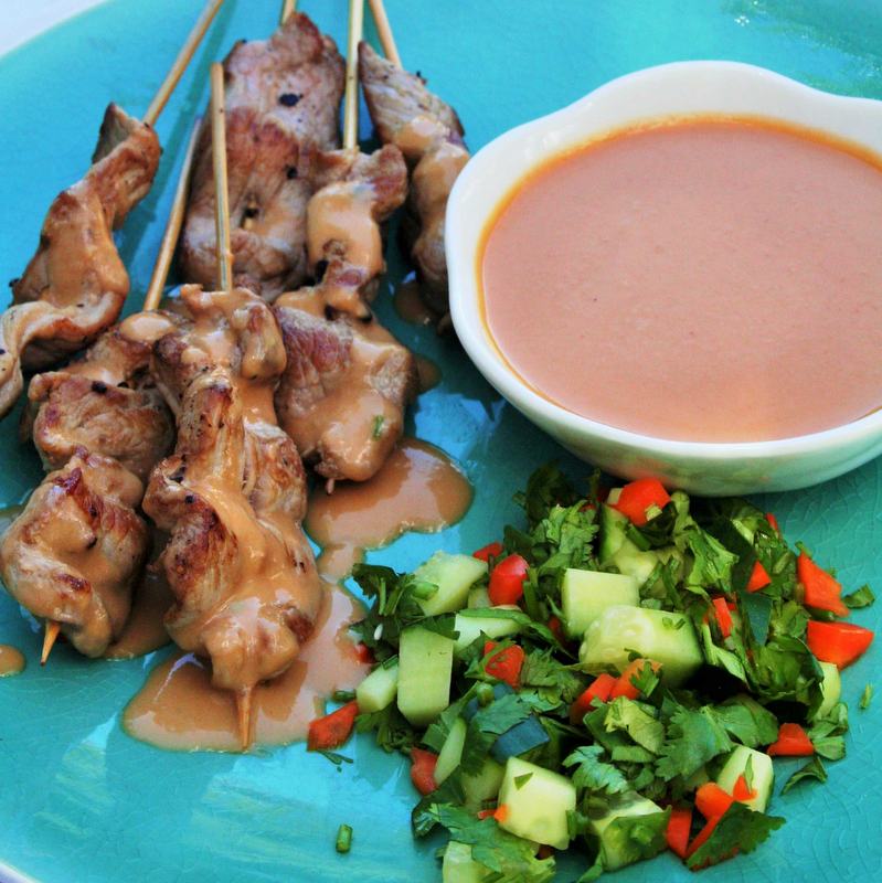 Summer satay kebabs