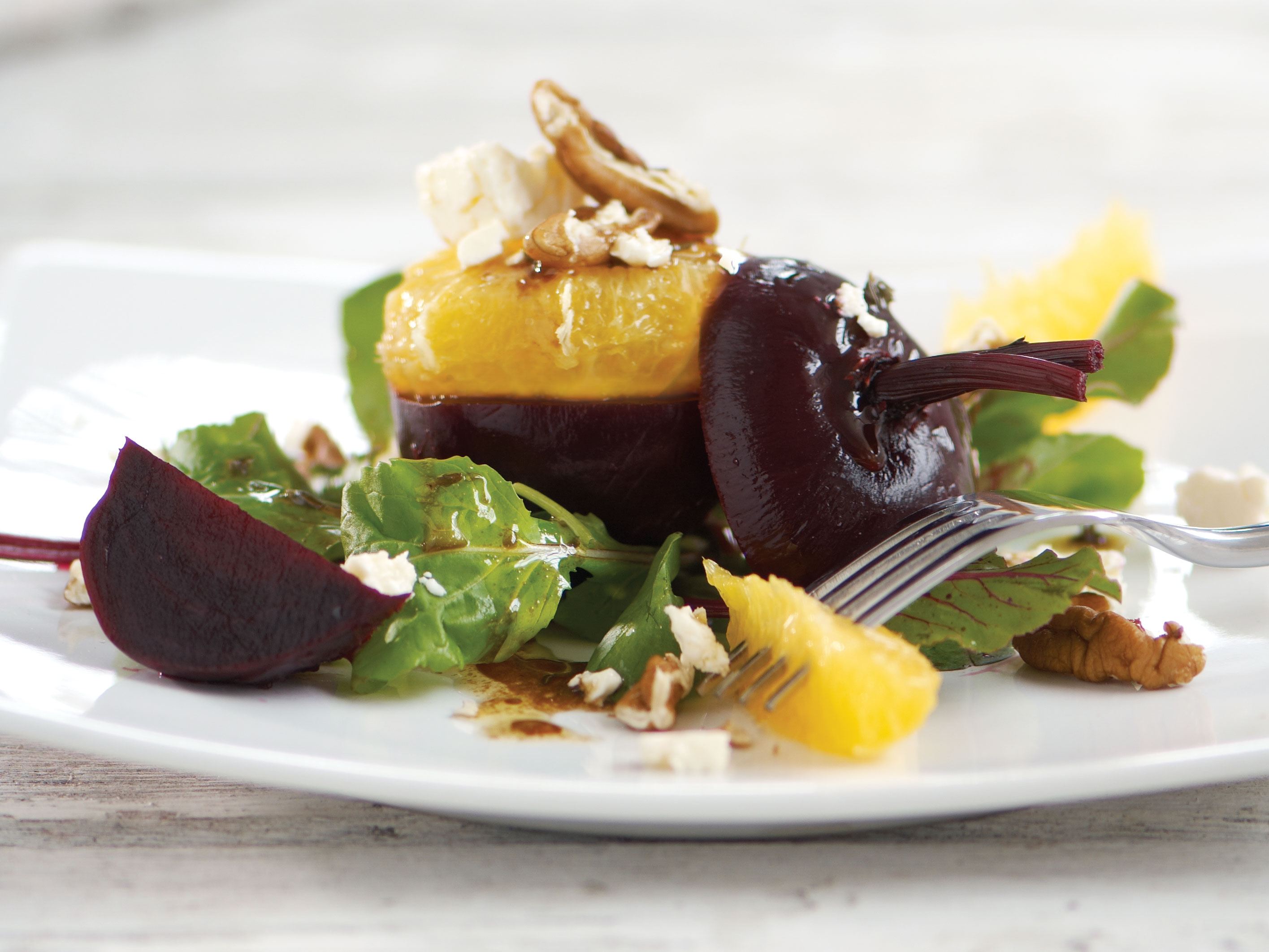 Beetroot & orange salad 