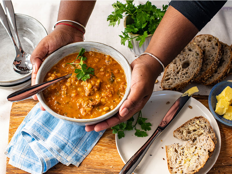 MEATY BEAN SOUP