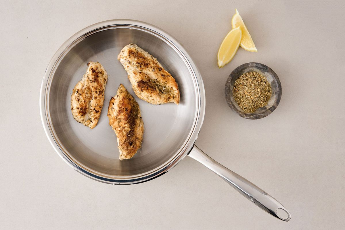 24 cm Gourmet Long Handle Chef's Pan 